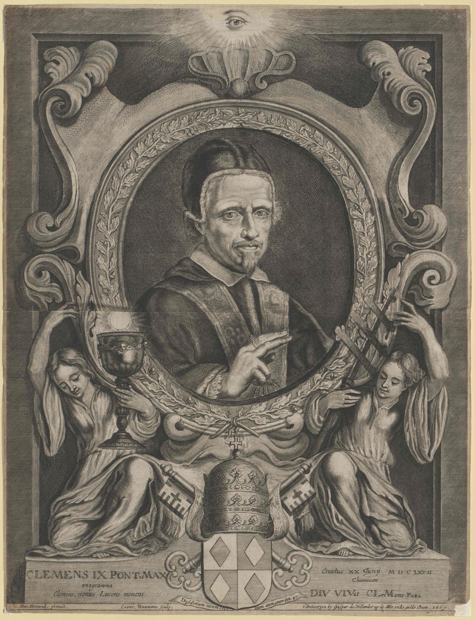 Pave Clement IX af Artist Unknown