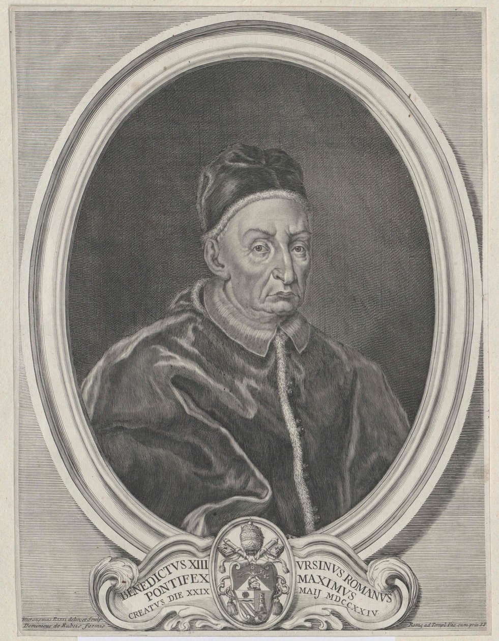 Pave Clement XII (print) af Artist Unknown