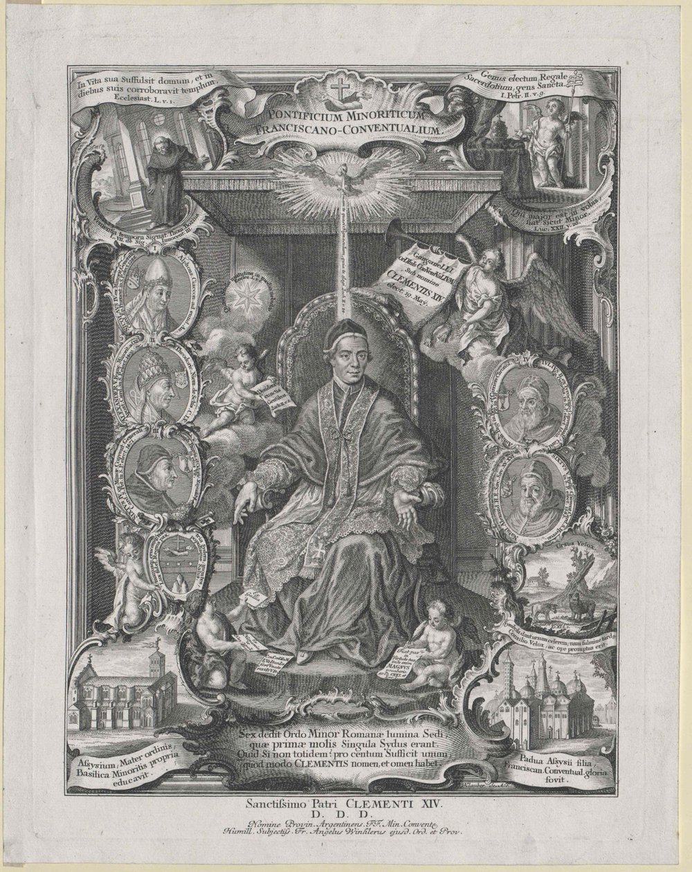 Pave Clement XIV af Artist Unknown