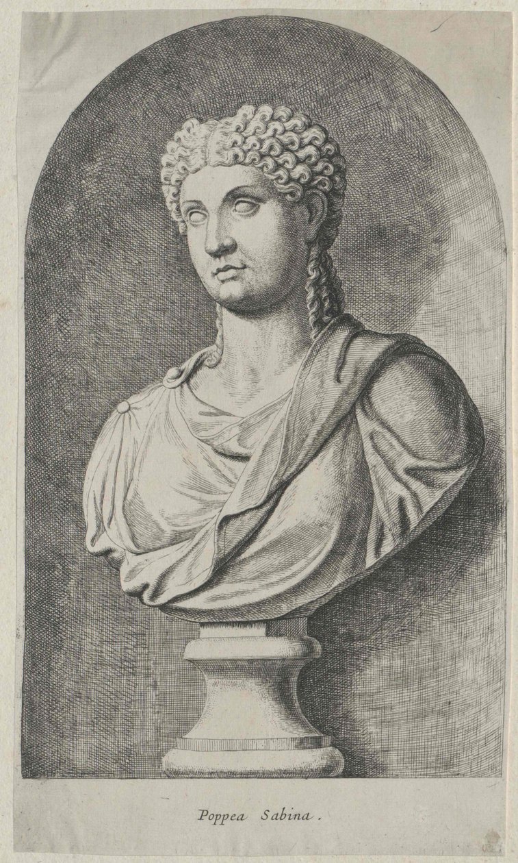 Poppaea Sabina (print) af Artist Unknown