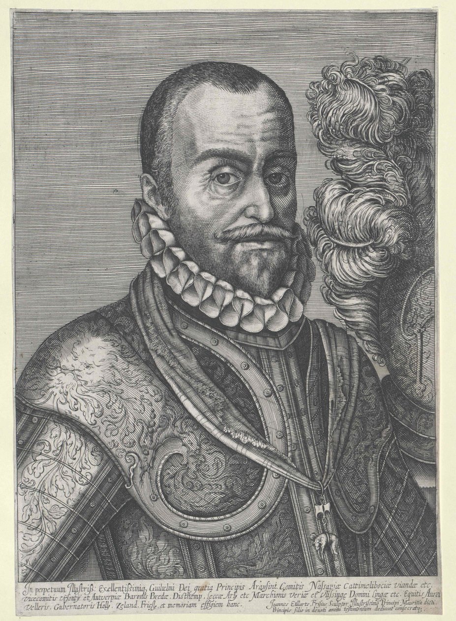 Prins af Oranien William I (tryk) af Artist Unknown