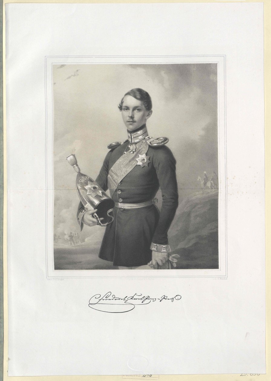 Prins af Preussen Karl af Artist Unknown