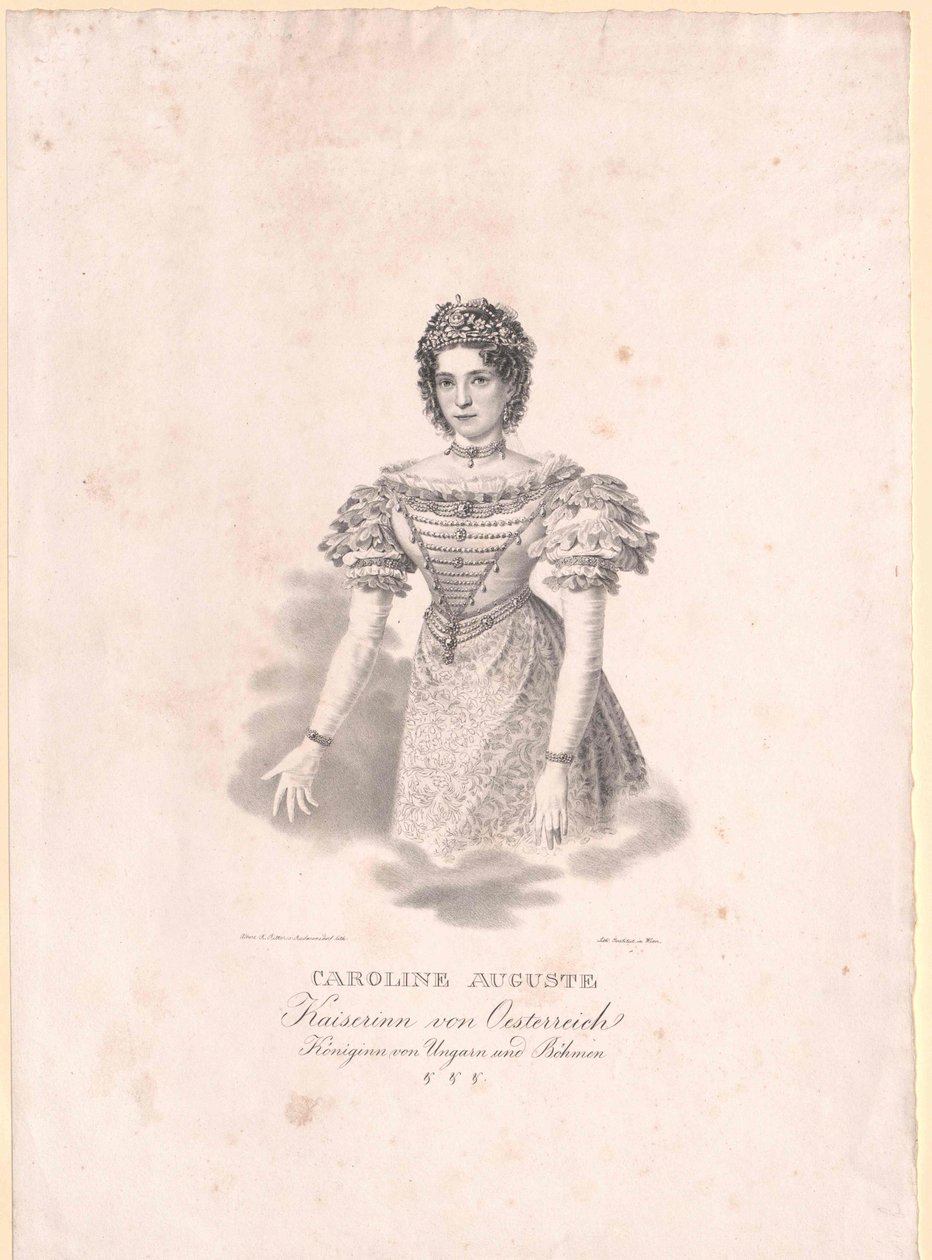 Prinsesse af Bayern (1792-1873) Caroline af Artist Unknown