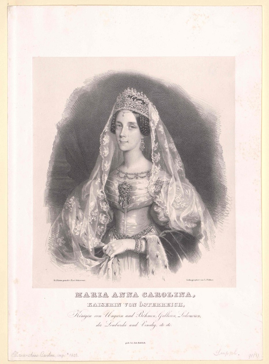Prinsesse af Savoyen-Sardinien Maria Anna af Artist Unknown