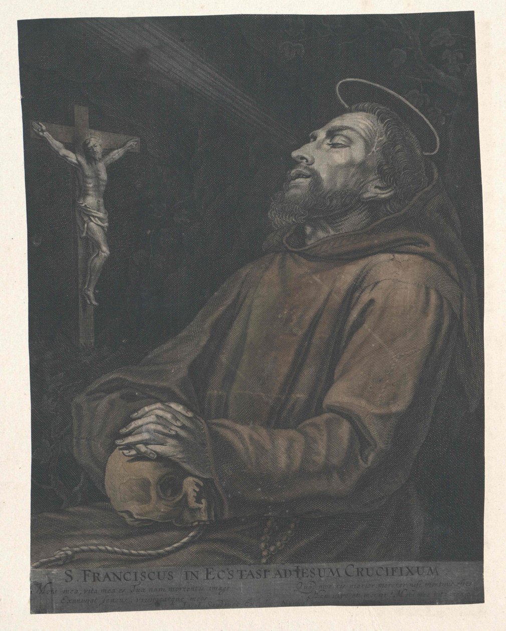 Den hellige Frans af Assisi af Artist Unknown