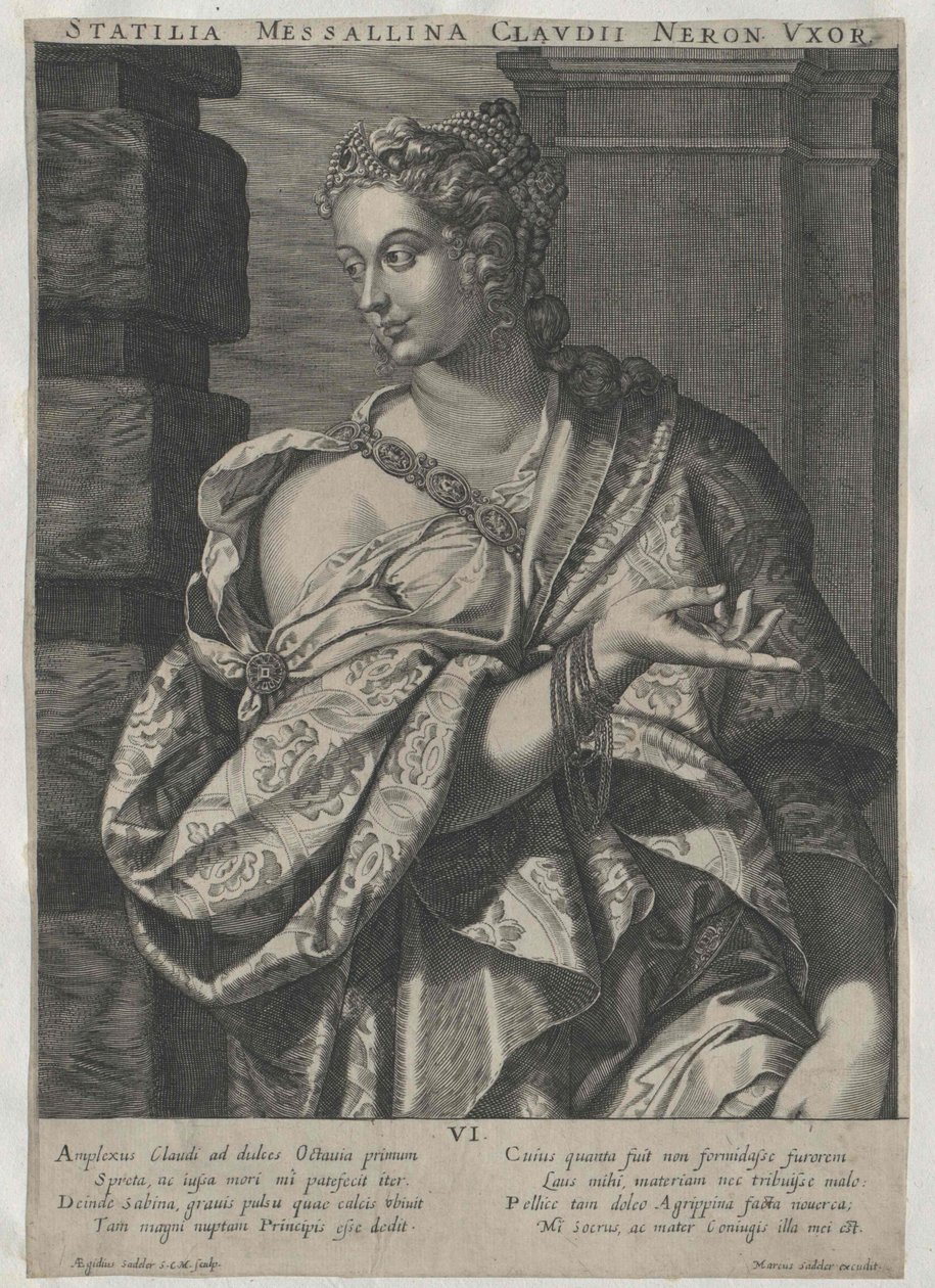 Statilia Messalina, af Artist Unknown