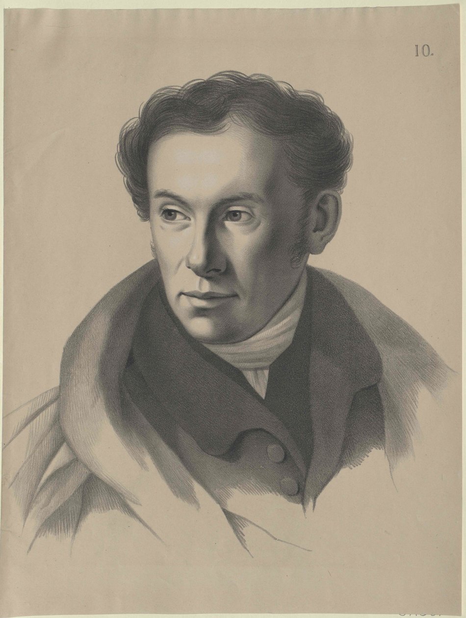 Vasily Andreyevich Zhukovsky (tryk) af Artist Unknown