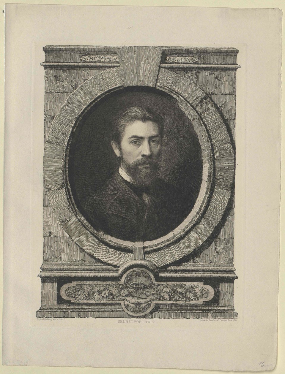 Viktor Aleksiyevich Bobrov (print) af Artist Unknown