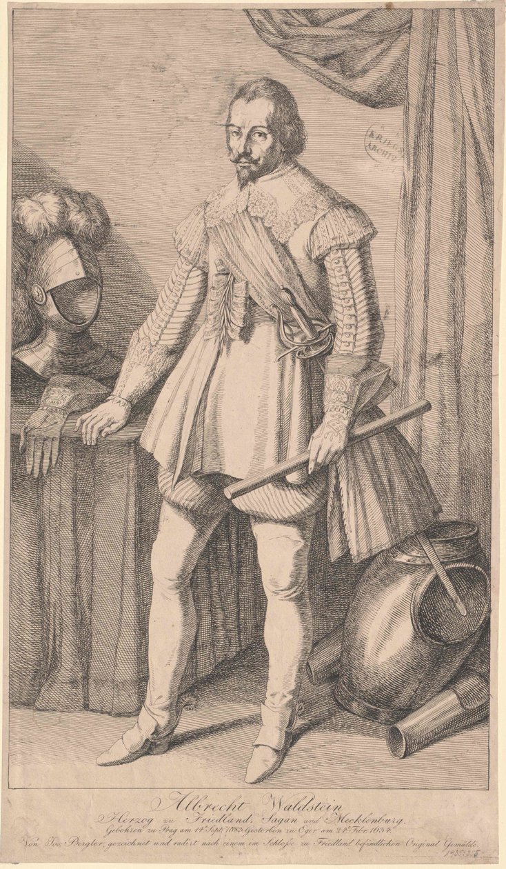 Wallenstein, af Artist Unknown