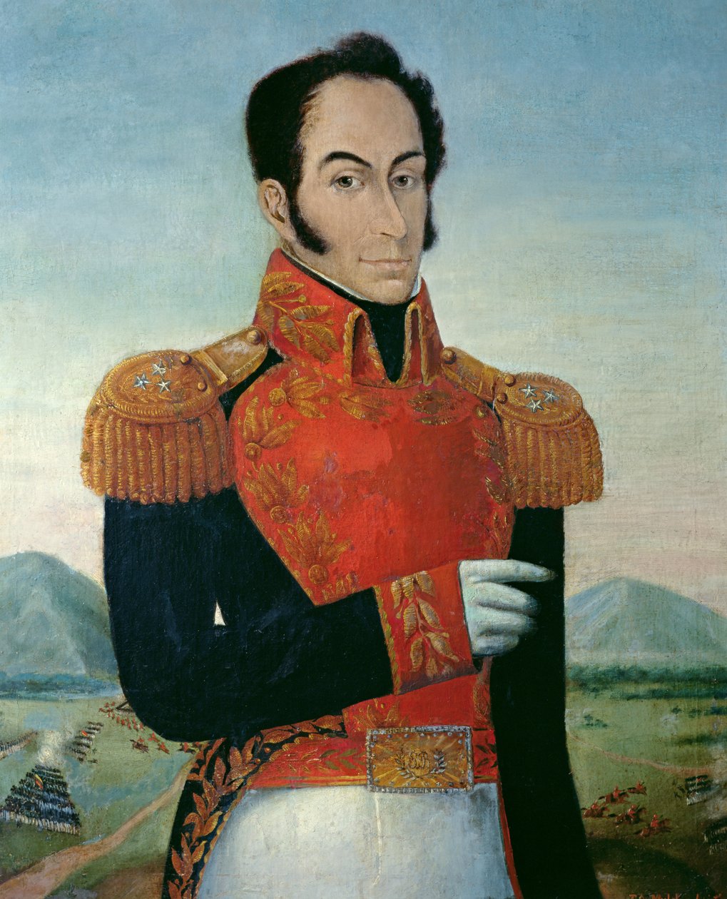 Simon Bolivar (1783-1830) af Arturo Michelena