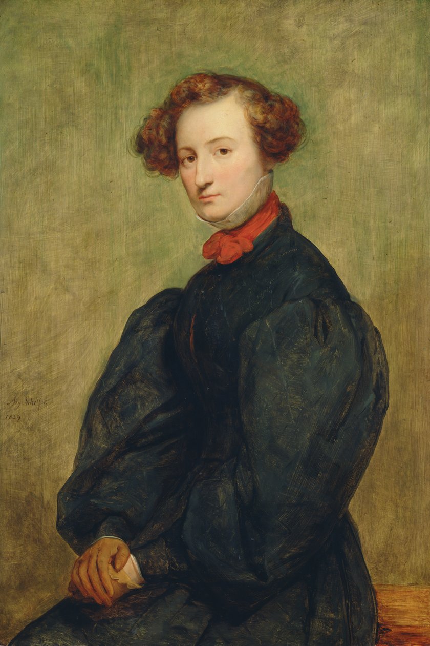 Felicie de Fauveau, 1829. af Ary Scheffer