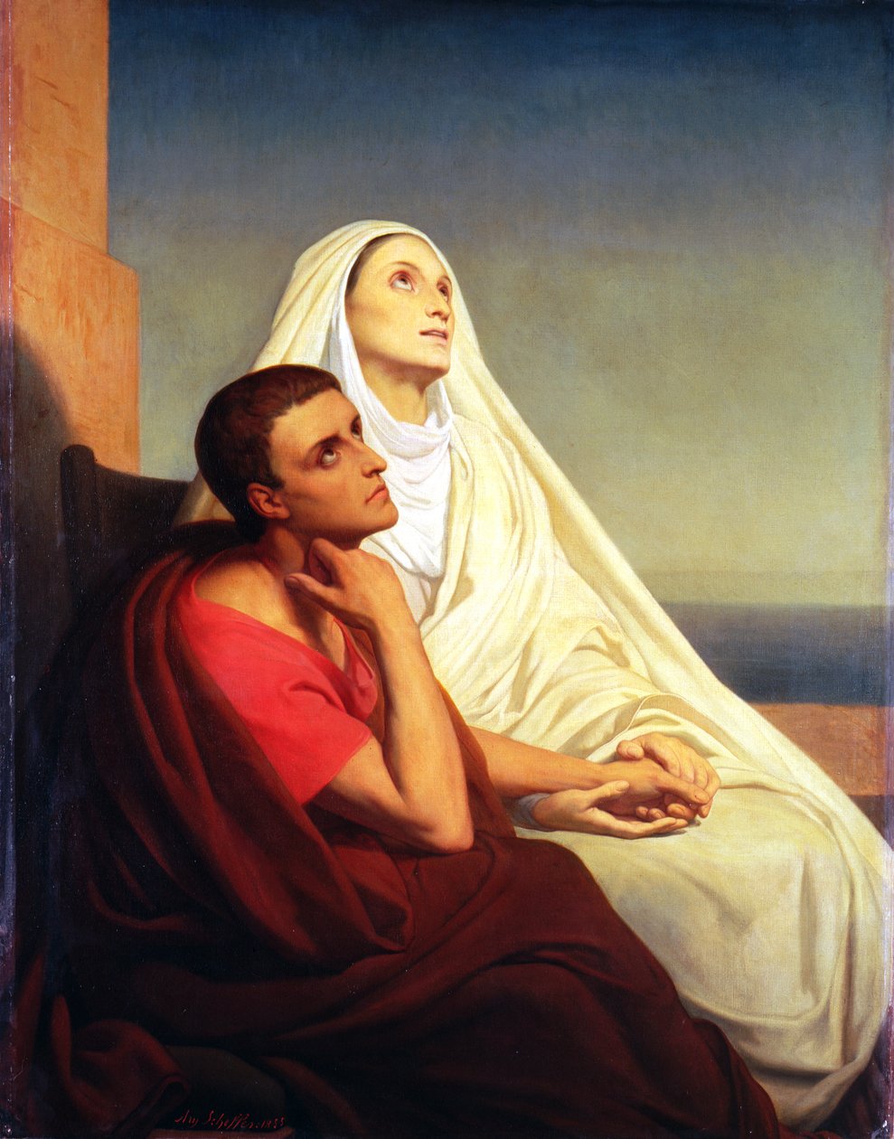 St. Augustine og hans mor St. Monica, 1855 af Ary Scheffer