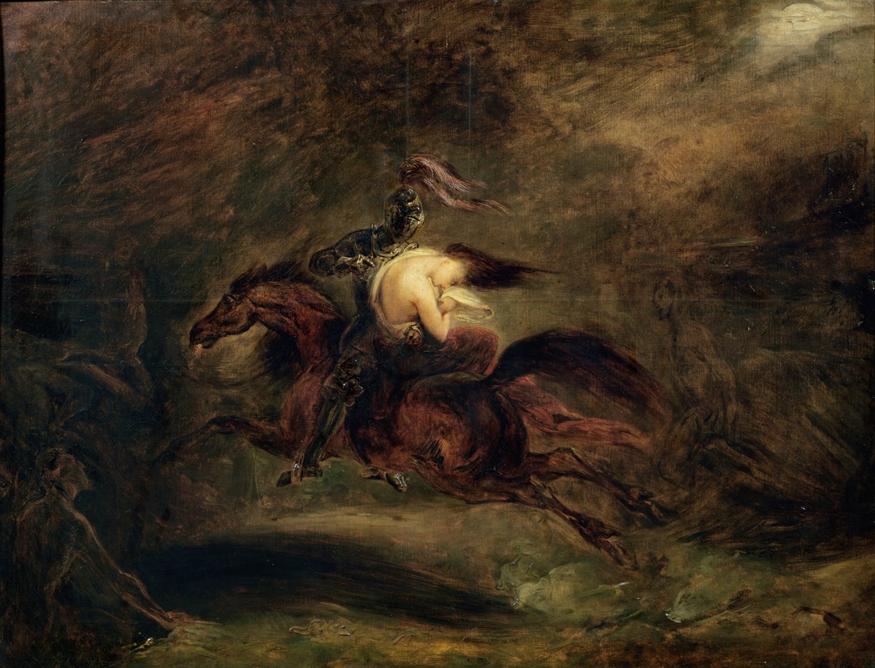 De døde går hurtigt, 1830 af Ary Scheffer