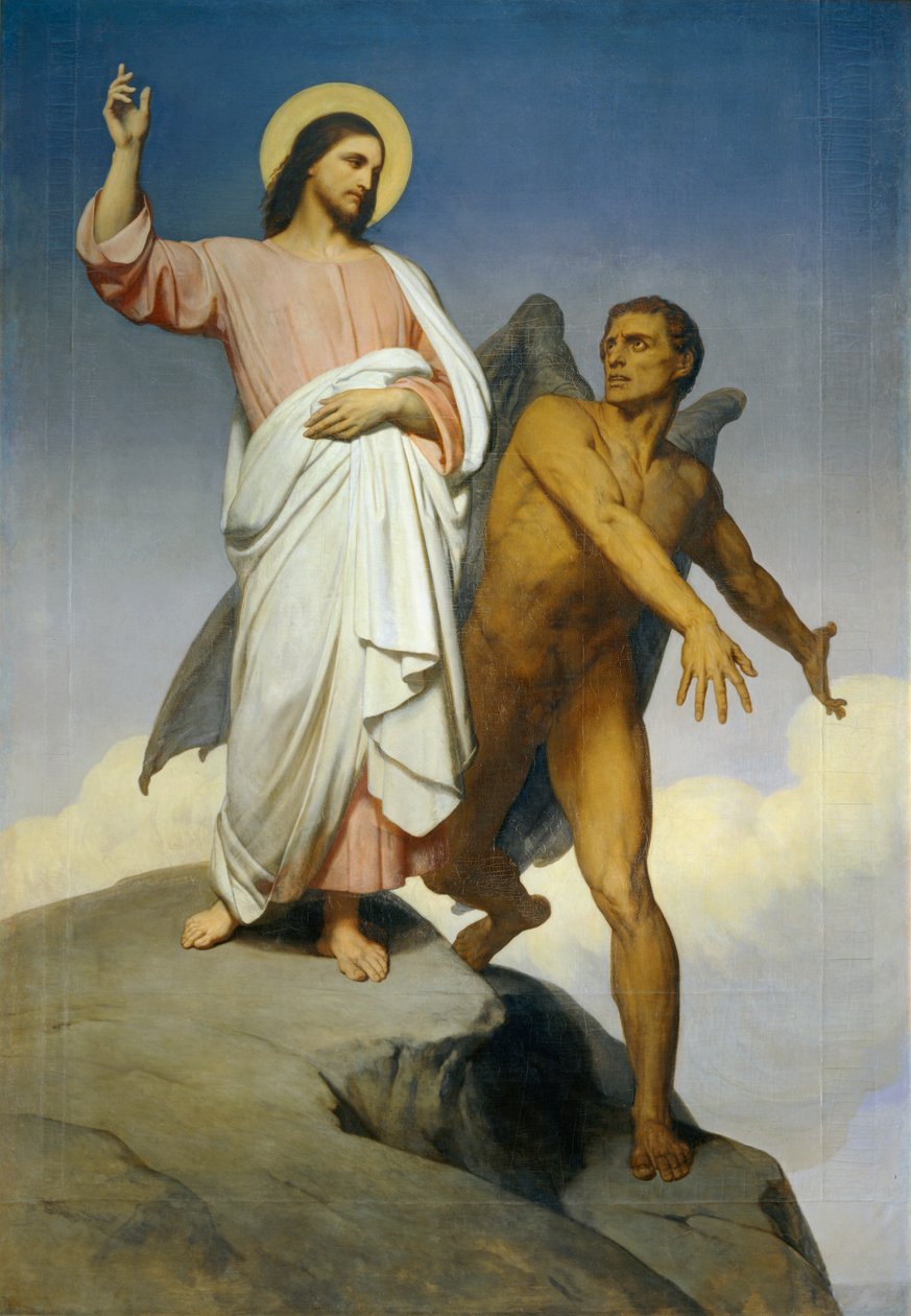 Kristi fristelse ... af Ary Scheffer