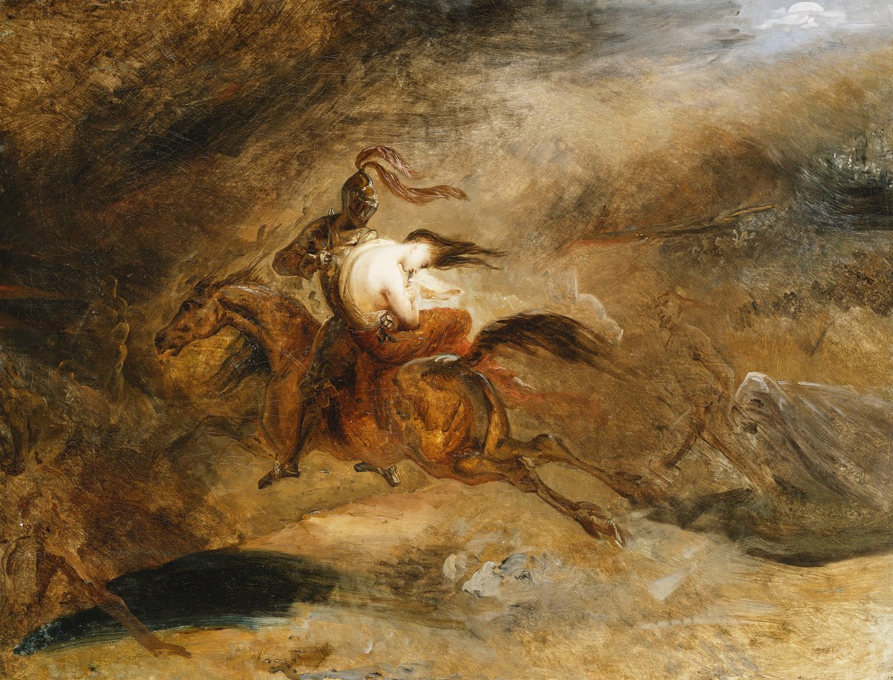 Lenore, De døde går hurtigt, af Ary Scheffer