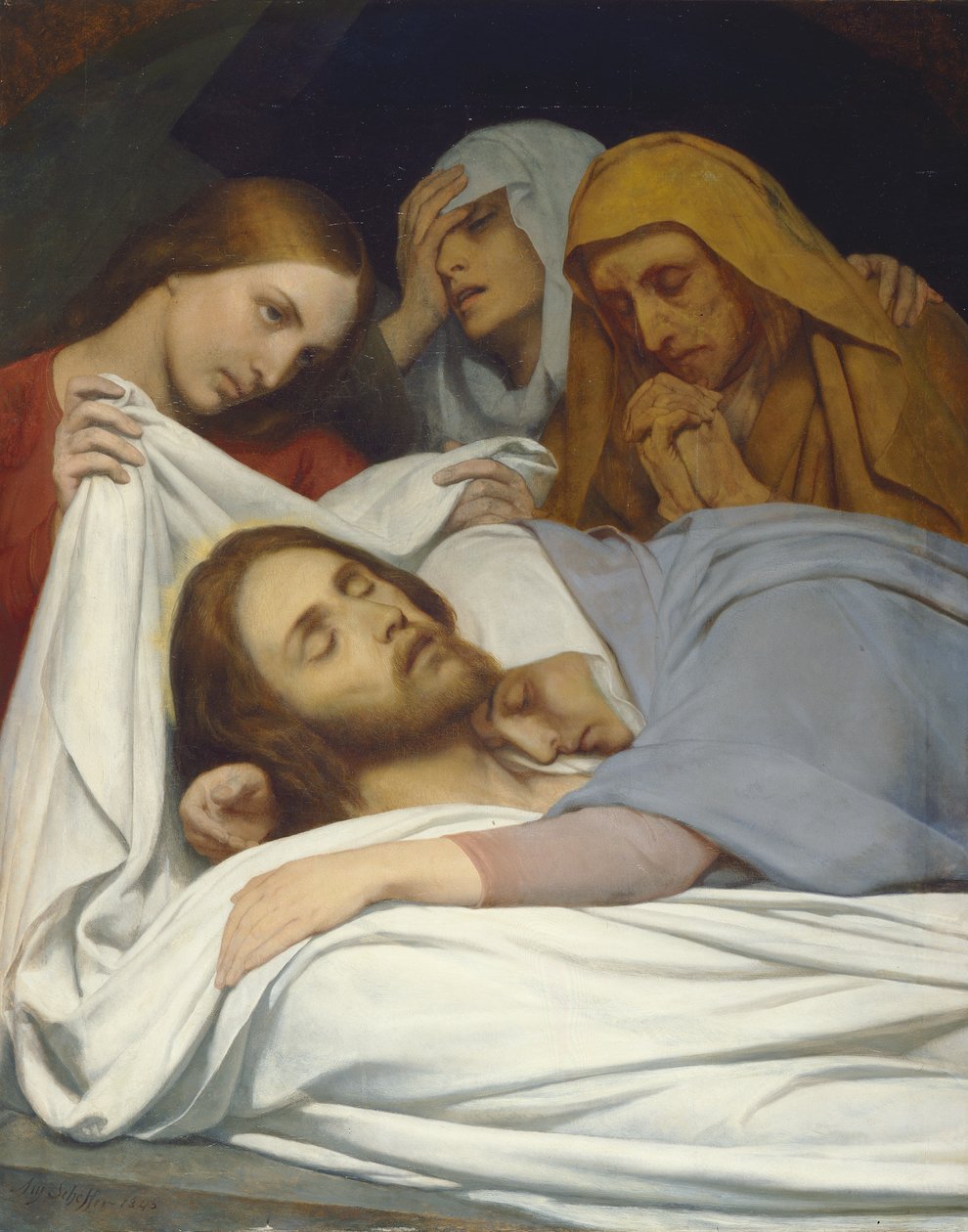 Pyhät naiset haudalla af Ary Scheffer
