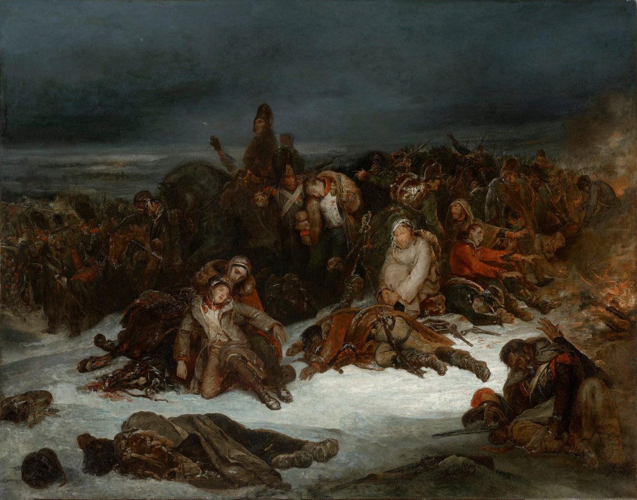 Napoleons tilbagetog af Ary Scheffer