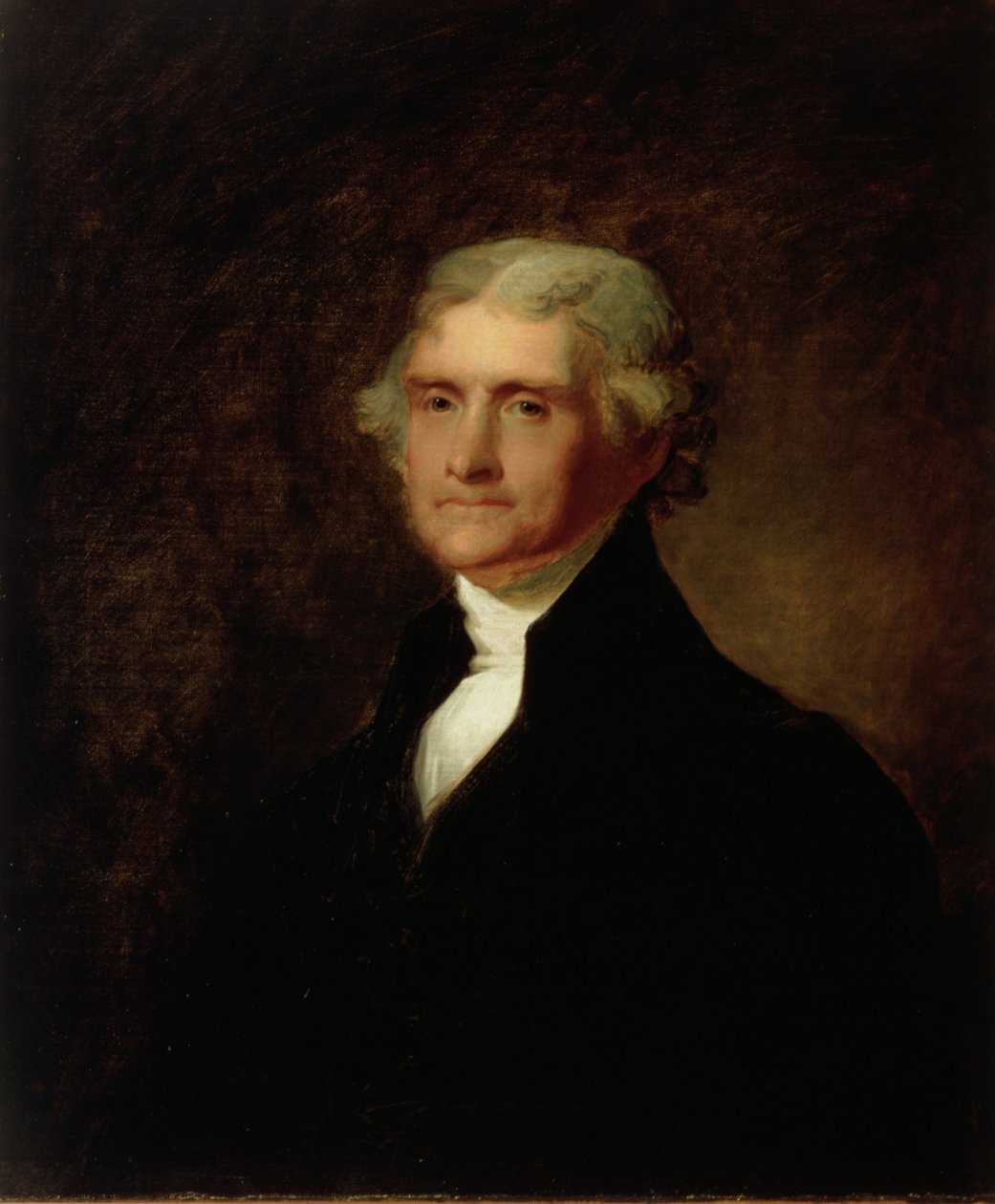 Portræt af Thomas Jefferson, ca.1835 af Asher Brown Durand