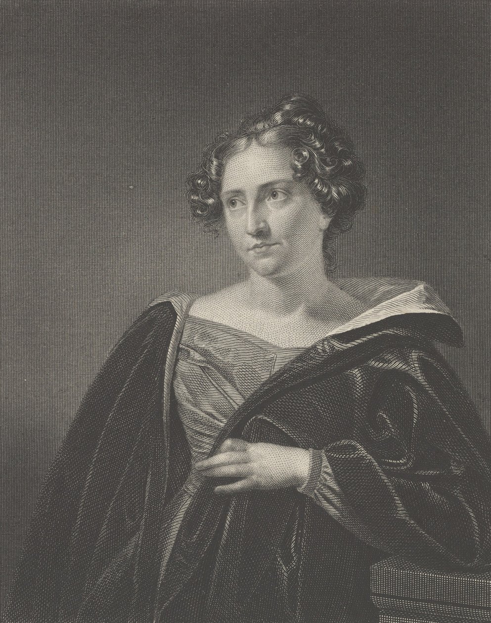 Catherine Maria Sedgwick, 1832. af Asher Brown Durand