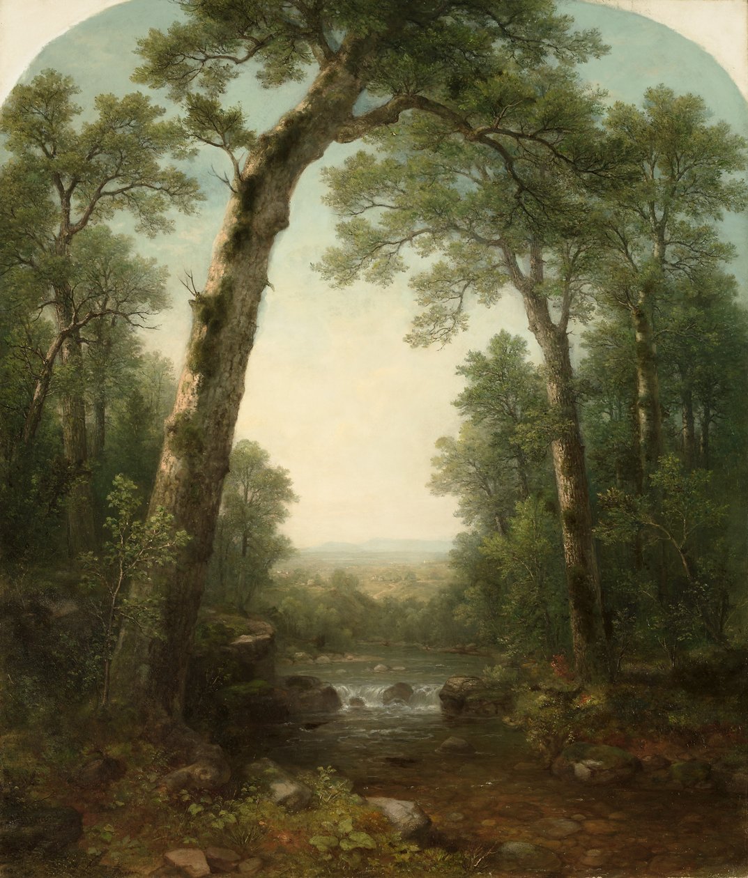 Forest Stream med Vista, 1872. af Asher Brown Durand