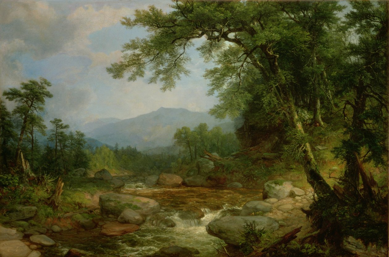 Monument Mountain, Berkshires, 1855-60 af Asher Brown Durand