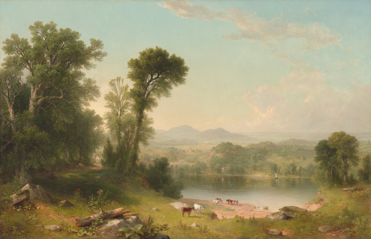 Pastoralt Landskab, 1861. af Asher Brown Durand