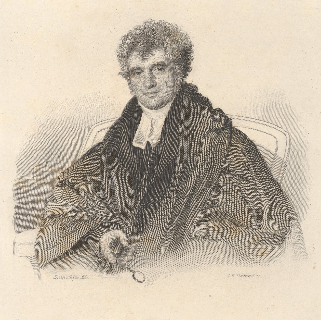 Præst William Jay, 1823. af Asher Brown Durand