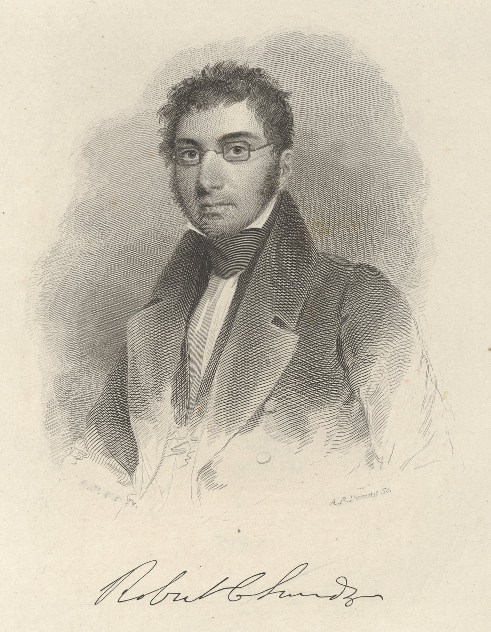 Robert C. Sands, ca. 1829. af Asher Brown Durand