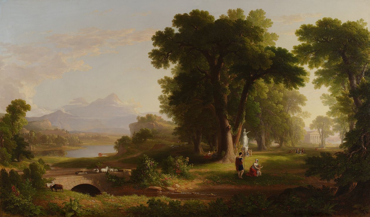 Livets morgen, 1840 af Asher Brown Durand