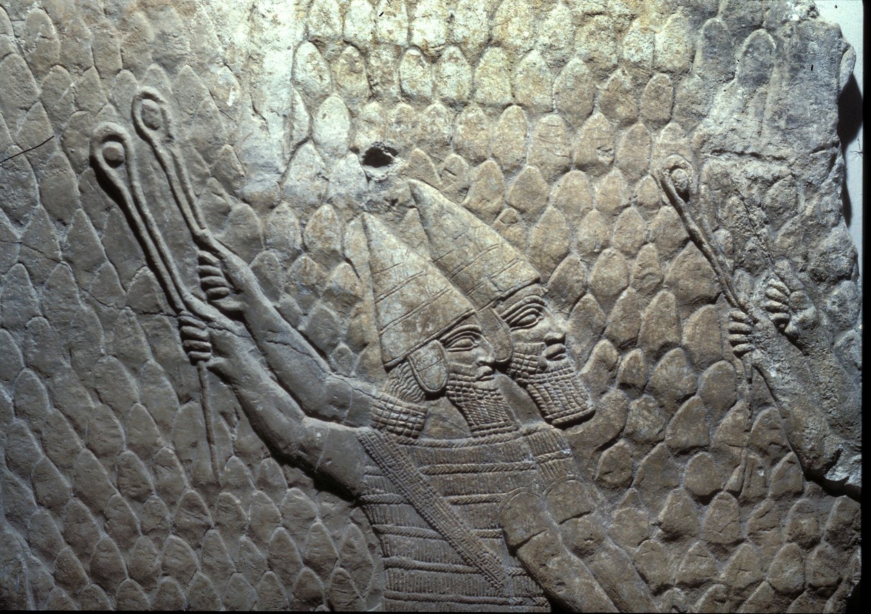 Assyriske slynger, Sennacheribs palads, Nineveh af Assyrian