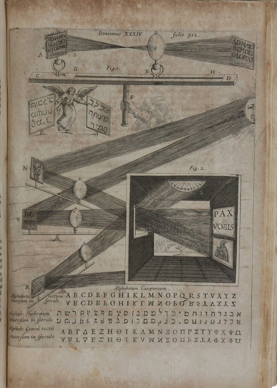 Den store kunst at lys og skygge, 1646 af Athanasius Kircher