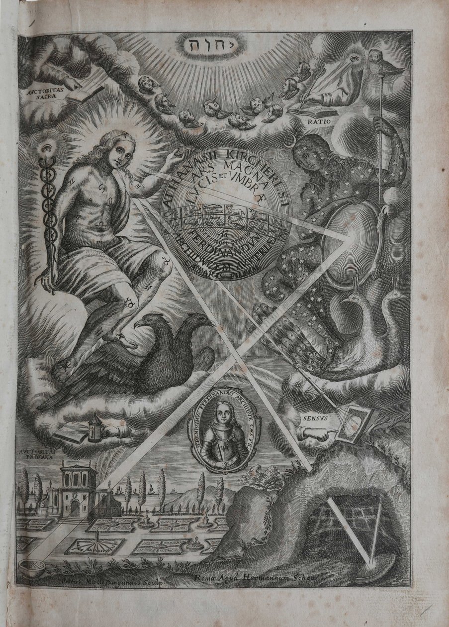 Den store kunst at lys og skygge, 1646 af Athanasius Kircher