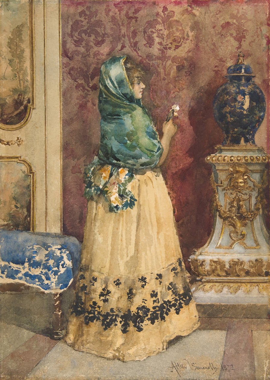 Miniaturen, ca. 1863-1925. af Attilio Simonetti