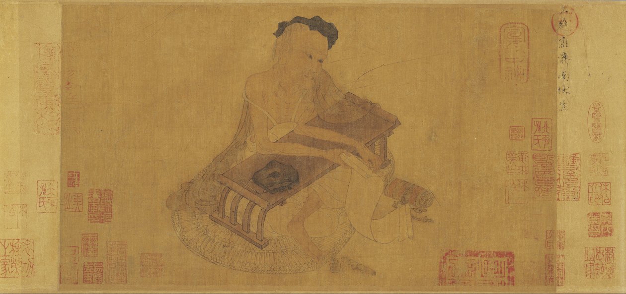 Fu Sheng udtrykker han Classic af Attributed to Zhang Sengyao