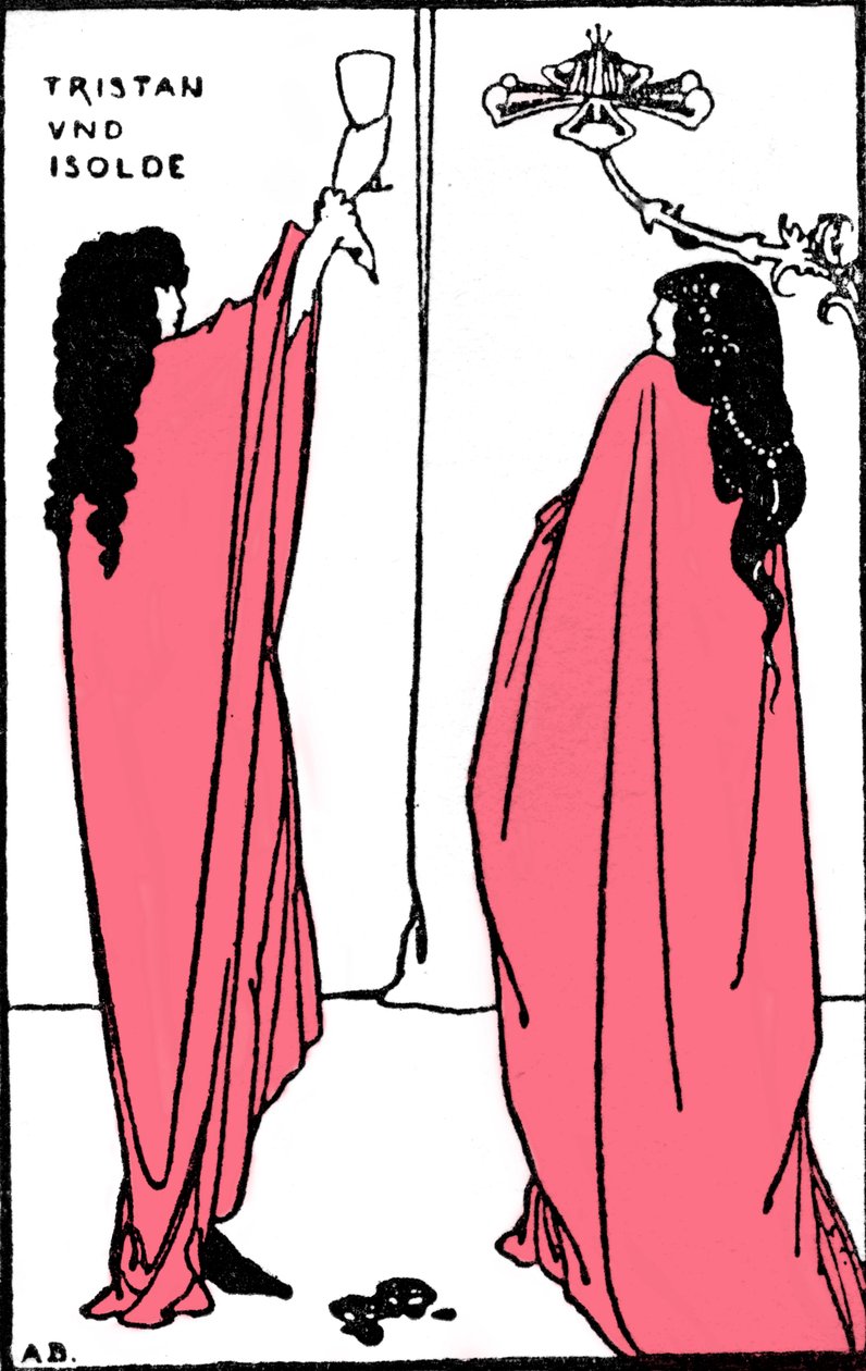 Richard Wagners Tristan og Isolde af Aubrey Beardsley