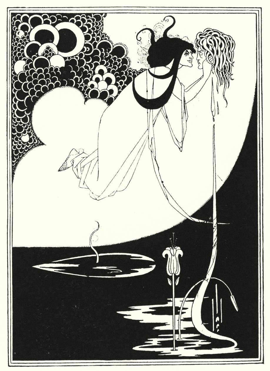 Klimaks (gravering) af Aubrey (after) Beardsley