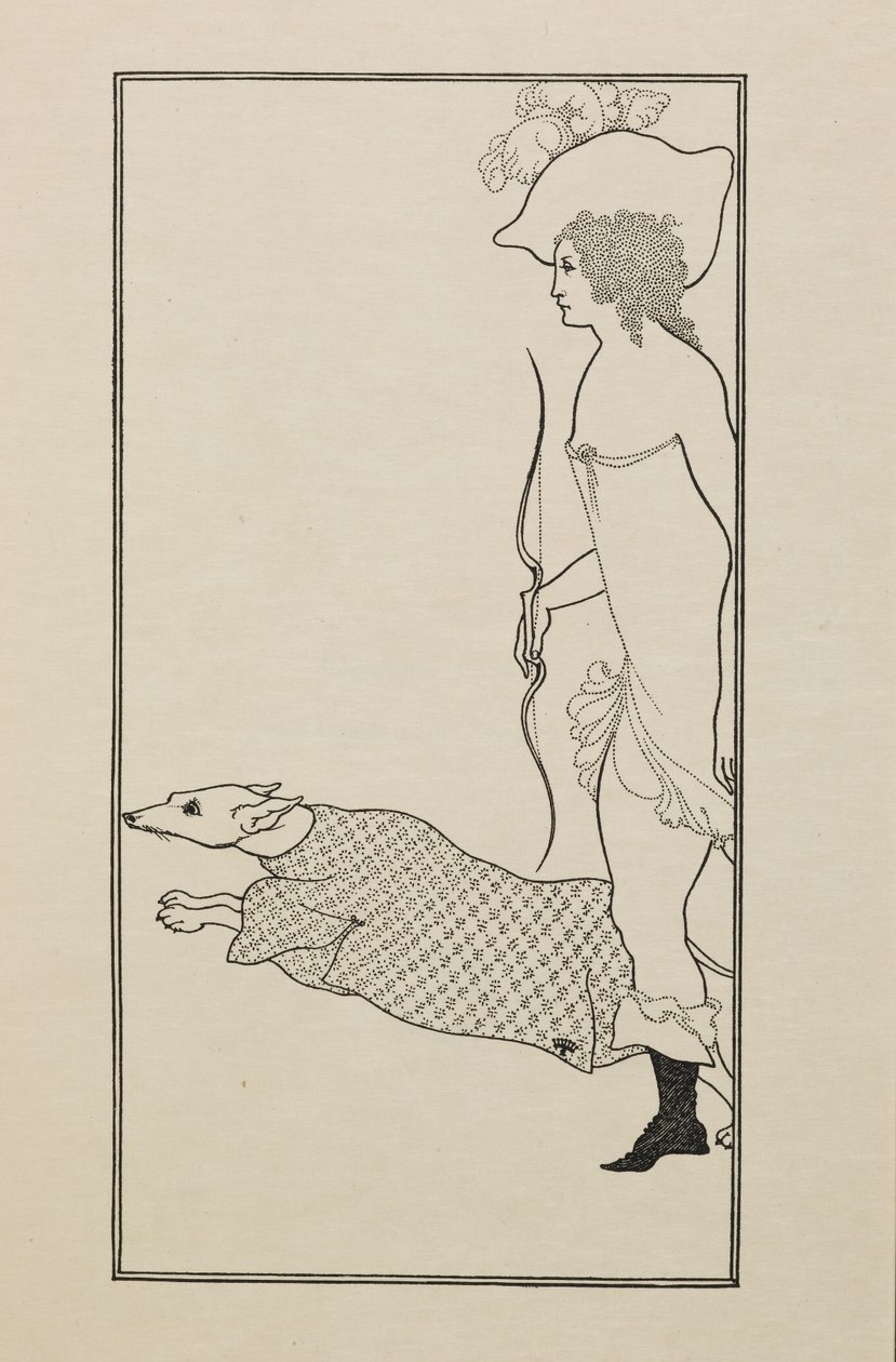 Atalanta, fra en bog med halvtreds tegninger af Aubrey Beardsley