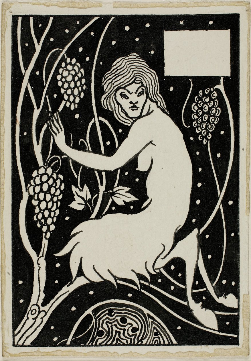 Dekorativ undersøgelse: Satyr af Aubrey Beardsley
