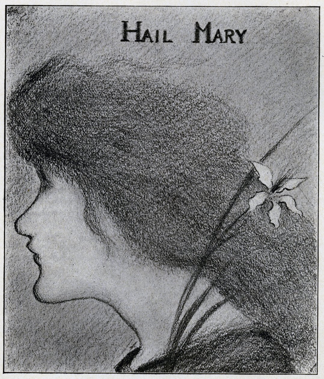 Hil dig Mary (blyant) af Aubrey Beardsley
