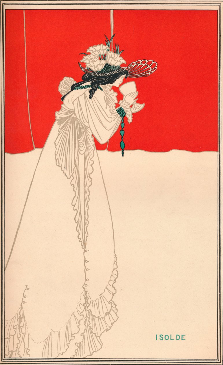 Isolde, c1895, 1896 af Aubrey Beardsley