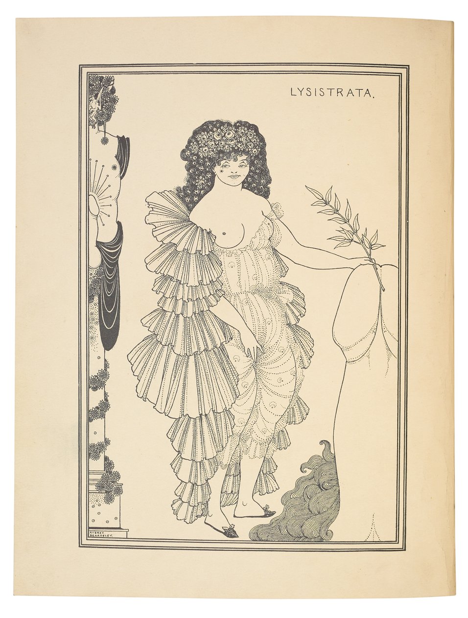 Lysistrata, 1896 af Aubrey Beardsley