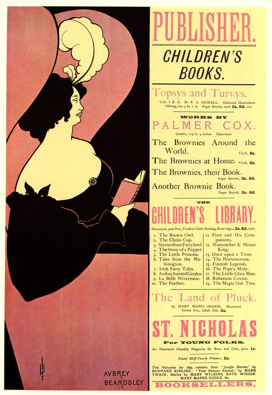 Forlægger. Børnebøger, 1894 af Aubrey Beardsley
