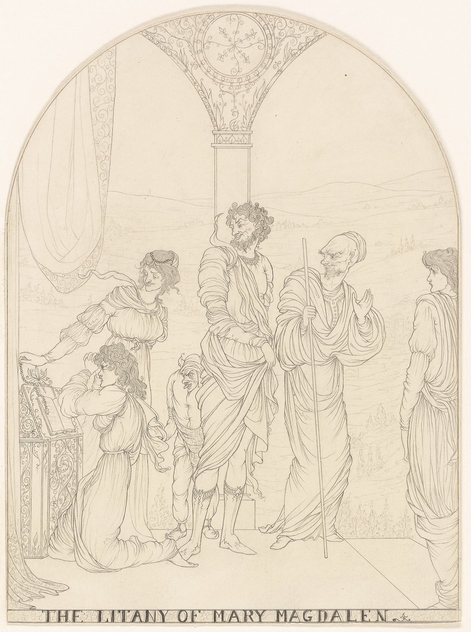 Maria Magdalens litani af Aubrey Beardsley