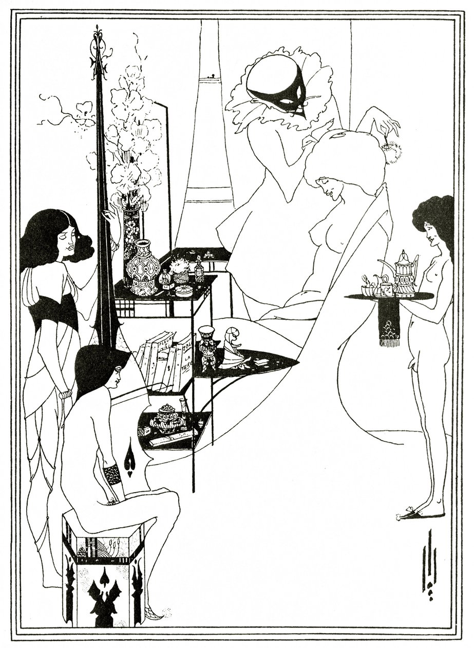 The Toilette of Salome, ca. 1894 (litho) af Aubrey Beardsley