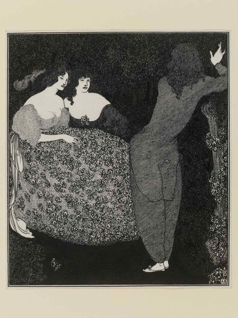 Tristan og Isolde, 1896. af Aubrey Beardsley