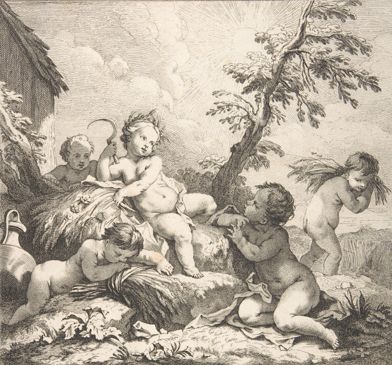 Sommer, 1735 af Audran Benoit II