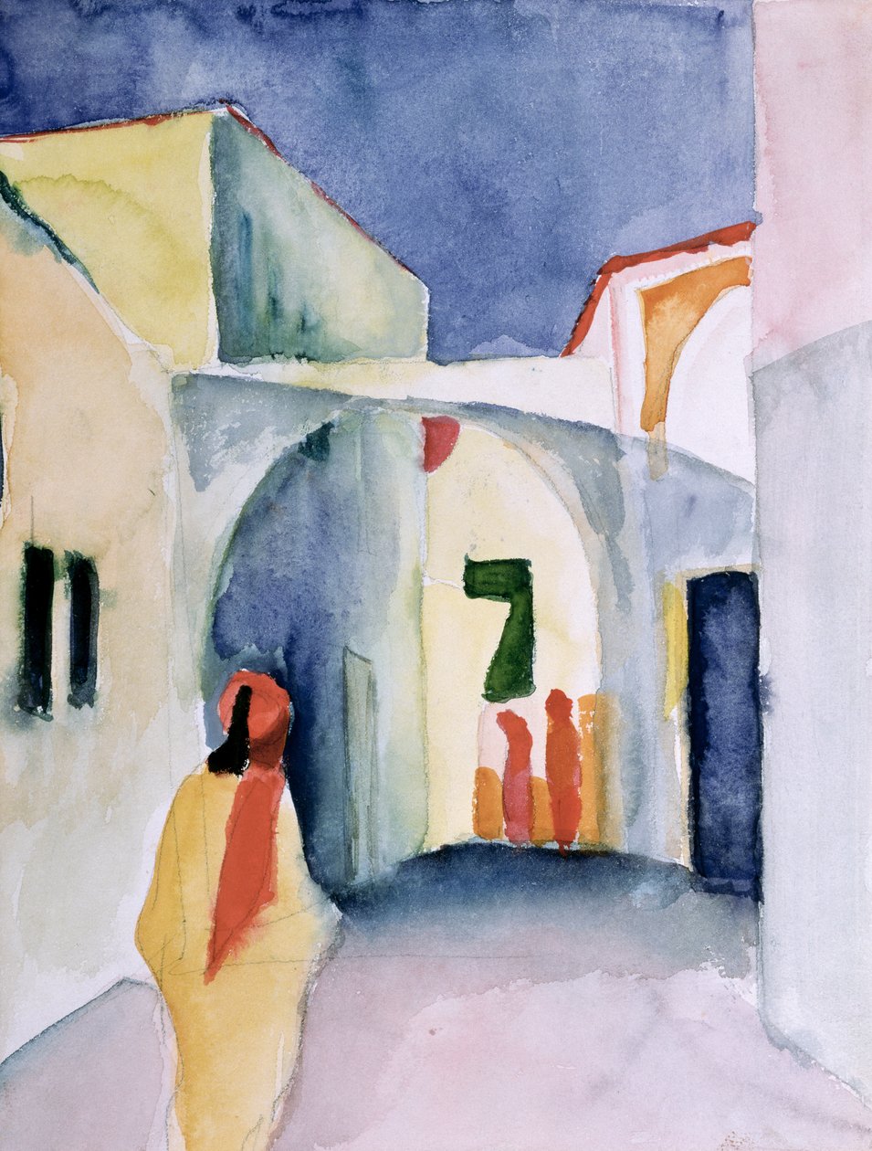Et blik ned ad en gyde af August Macke