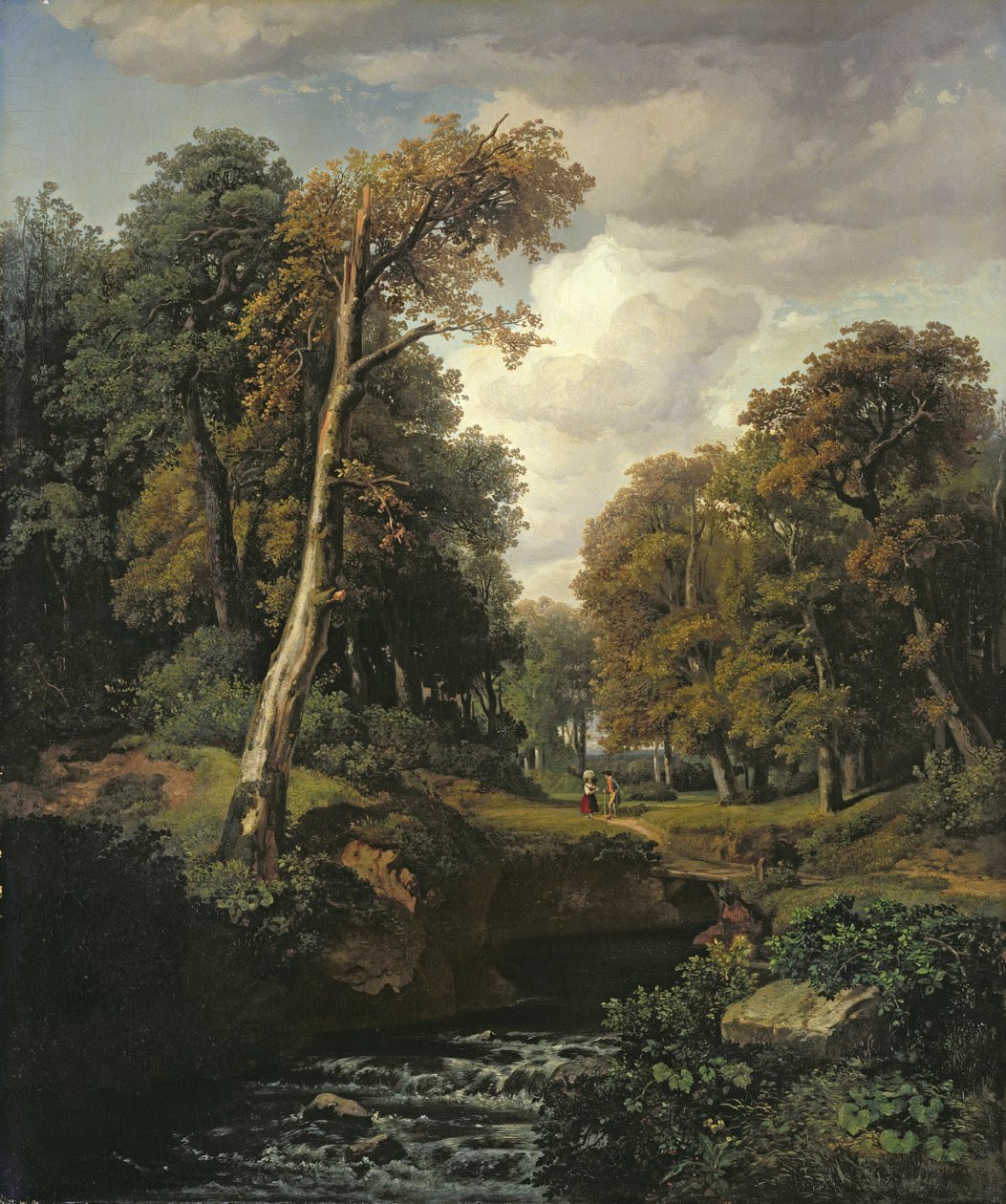 Landskab, 1850 af August Weber