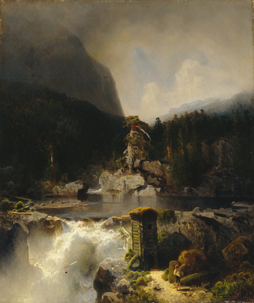 Møllefossen af August Cappelen