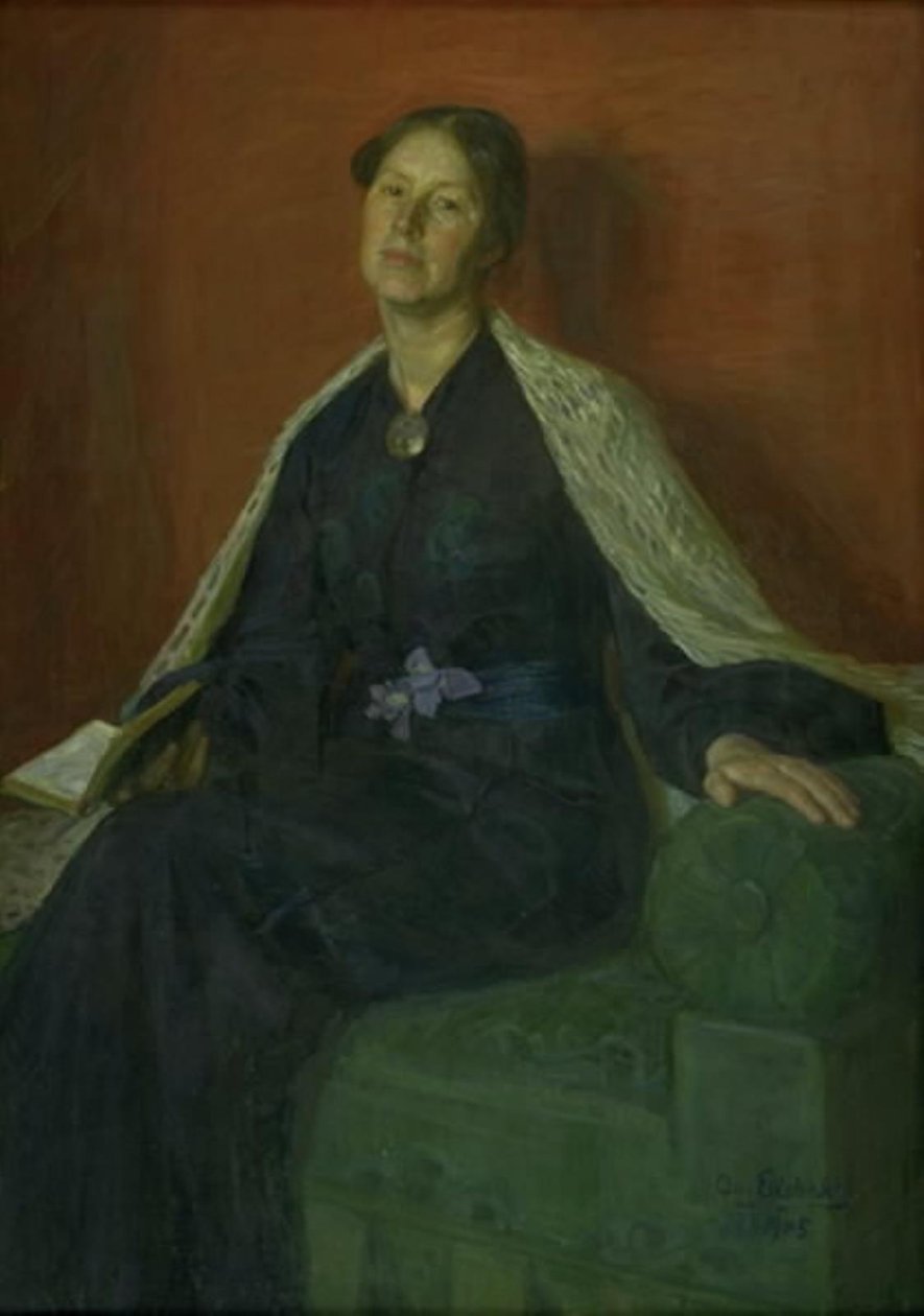 Portræt af en Dame af August Eiebakke